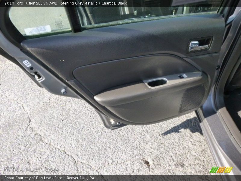 Sterling Grey Metallic / Charcoal Black 2010 Ford Fusion SEL V6 AWD