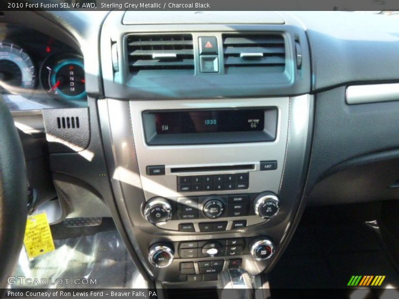 Sterling Grey Metallic / Charcoal Black 2010 Ford Fusion SEL V6 AWD