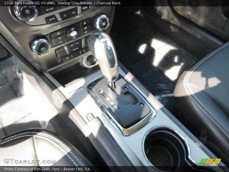 Sterling Grey Metallic / Charcoal Black 2010 Ford Fusion SEL V6 AWD