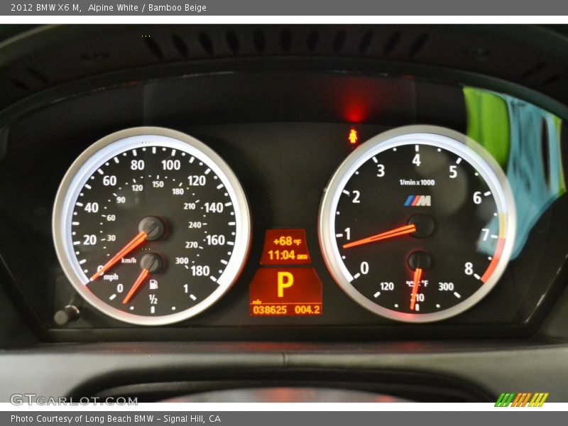 Alpine White / Bamboo Beige 2012 BMW X6 M