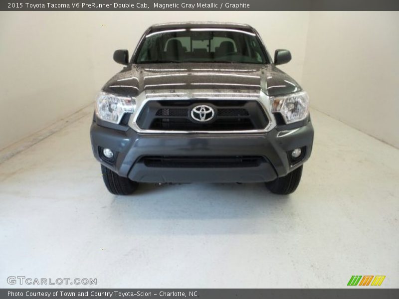Magnetic Gray Metallic / Graphite 2015 Toyota Tacoma V6 PreRunner Double Cab