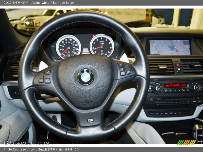 Alpine White / Bamboo Beige 2012 BMW X6 M