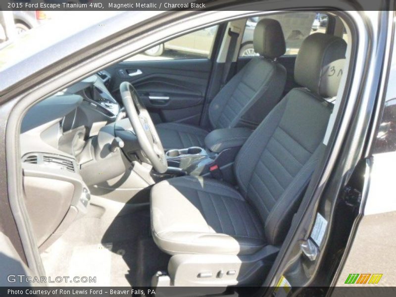 Magnetic Metallic / Charcoal Black 2015 Ford Escape Titanium 4WD