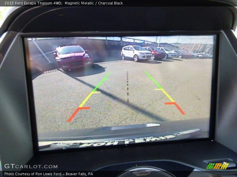 Magnetic Metallic / Charcoal Black 2015 Ford Escape Titanium 4WD