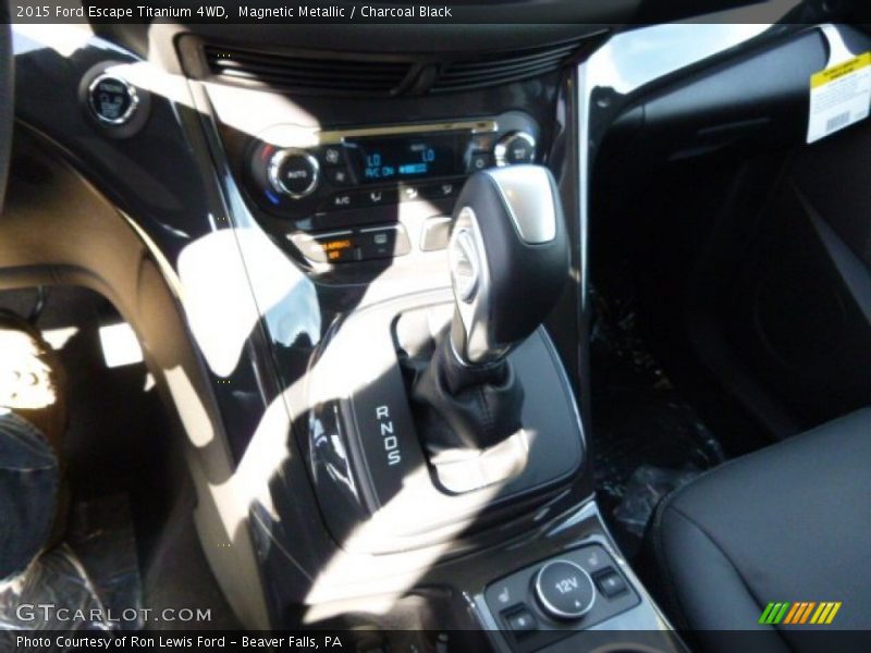 Magnetic Metallic / Charcoal Black 2015 Ford Escape Titanium 4WD