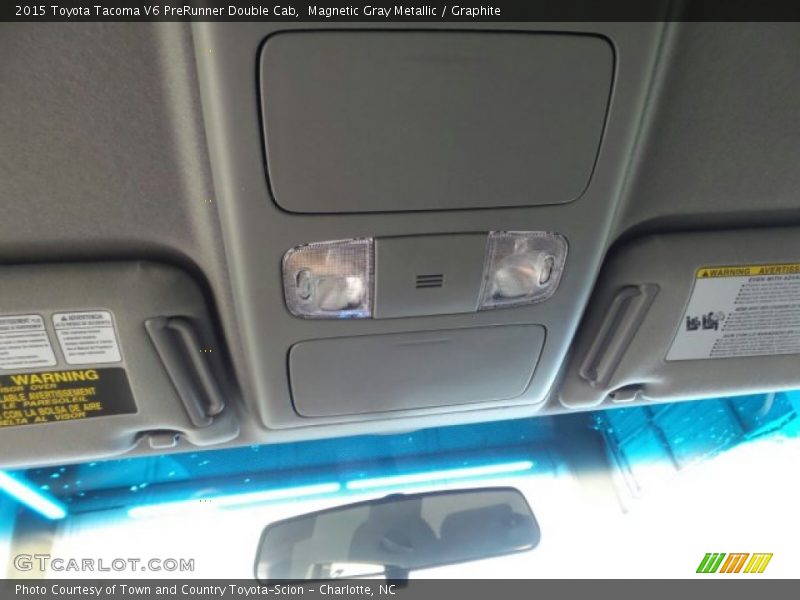 Magnetic Gray Metallic / Graphite 2015 Toyota Tacoma V6 PreRunner Double Cab