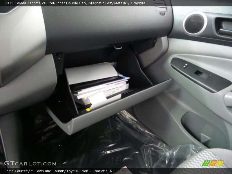 Magnetic Gray Metallic / Graphite 2015 Toyota Tacoma V6 PreRunner Double Cab