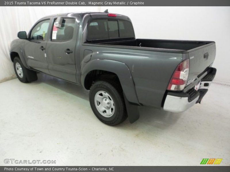 Magnetic Gray Metallic / Graphite 2015 Toyota Tacoma V6 PreRunner Double Cab