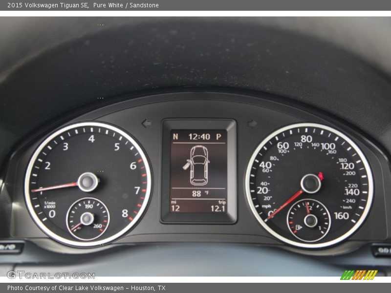  2015 Tiguan SE SE Gauges
