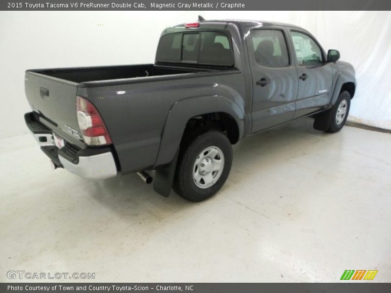 Magnetic Gray Metallic / Graphite 2015 Toyota Tacoma V6 PreRunner Double Cab
