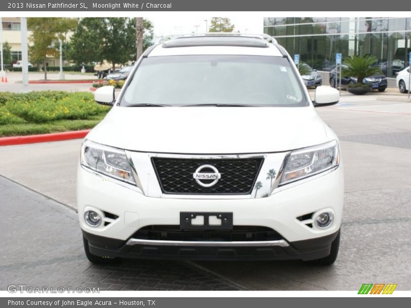 Moonlight White / Charcoal 2013 Nissan Pathfinder SL