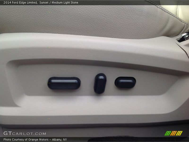 Sunset / Medium Light Stone 2014 Ford Edge Limited