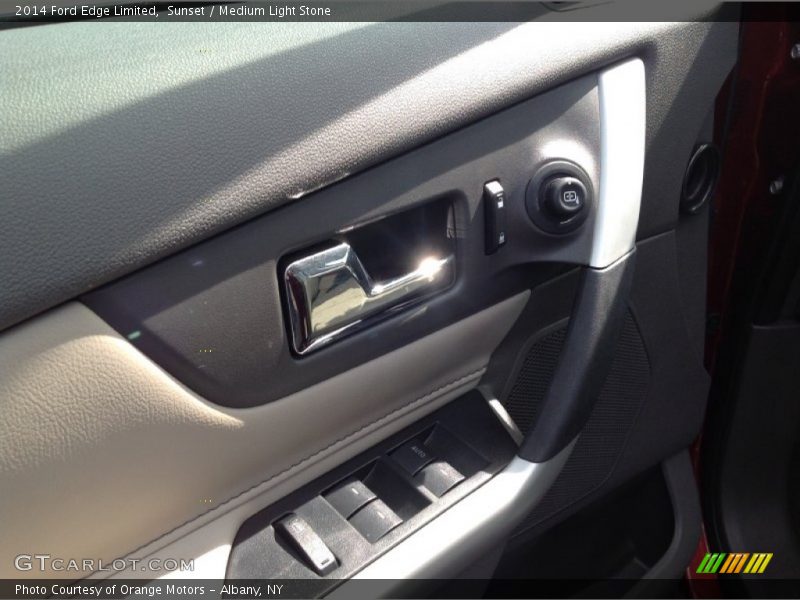 Sunset / Medium Light Stone 2014 Ford Edge Limited
