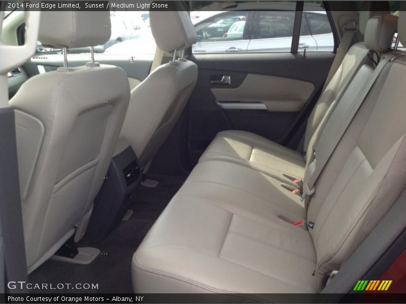 Sunset / Medium Light Stone 2014 Ford Edge Limited