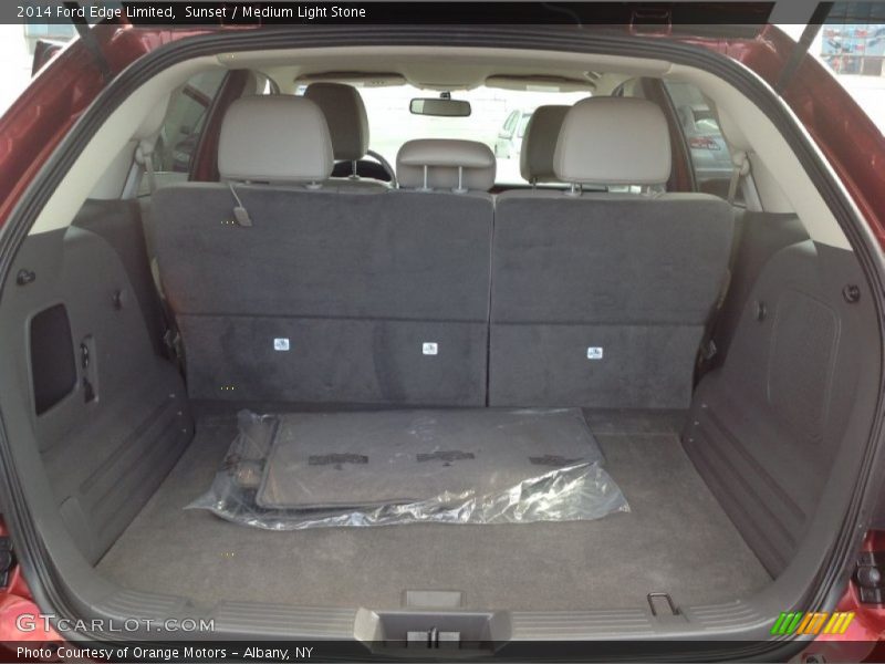 Sunset / Medium Light Stone 2014 Ford Edge Limited