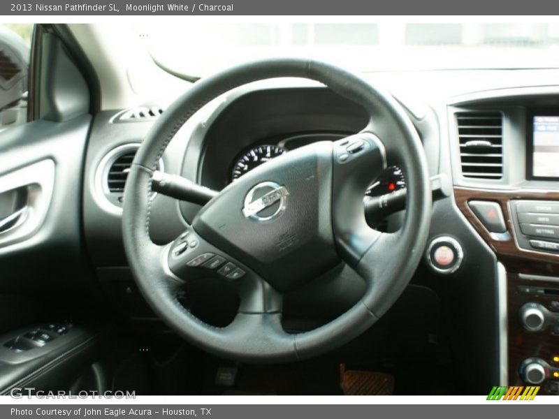 Moonlight White / Charcoal 2013 Nissan Pathfinder SL