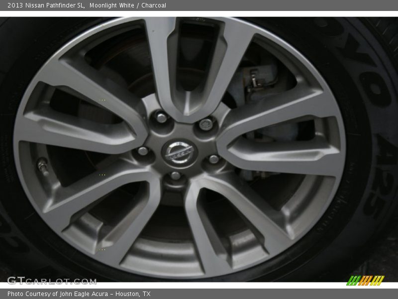 Moonlight White / Charcoal 2013 Nissan Pathfinder SL