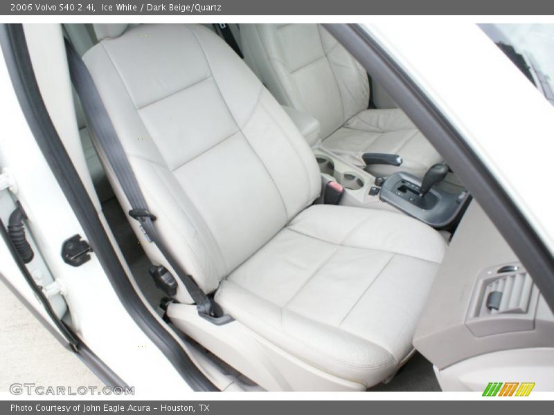 Ice White / Dark Beige/Quartz 2006 Volvo S40 2.4i