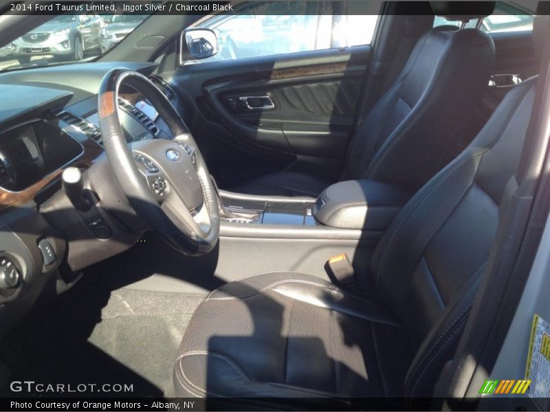 Ingot Silver / Charcoal Black 2014 Ford Taurus Limited
