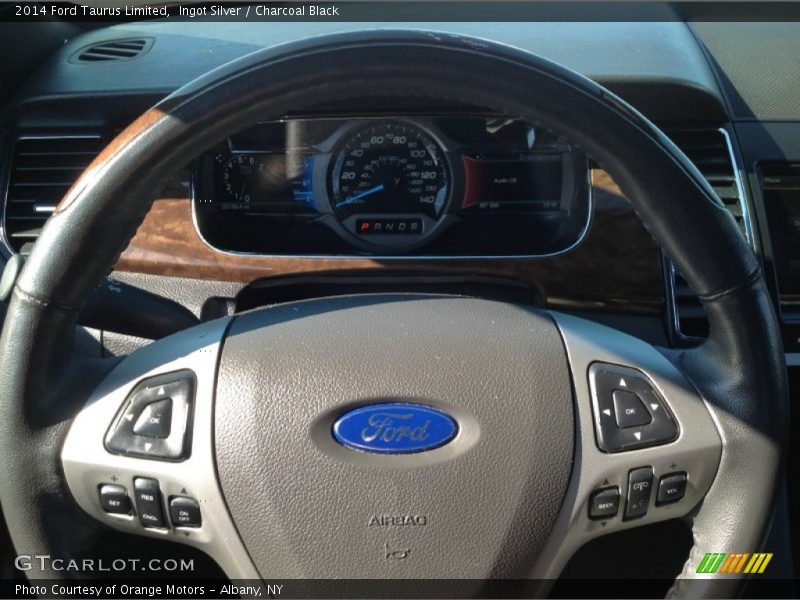 Ingot Silver / Charcoal Black 2014 Ford Taurus Limited