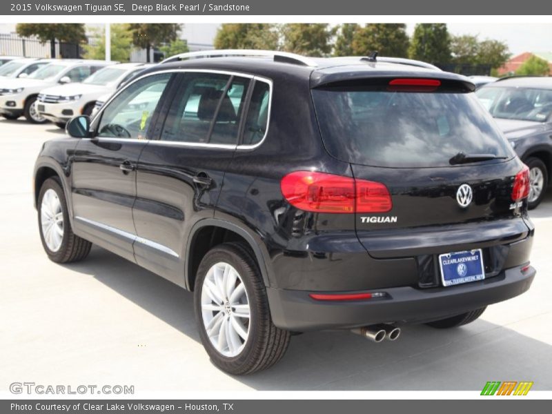 Deep Black Pearl / Sandstone 2015 Volkswagen Tiguan SE