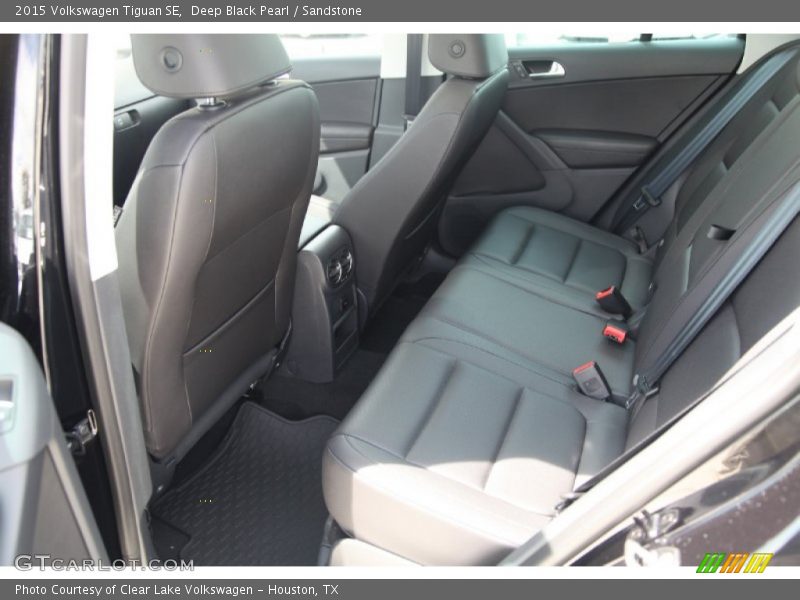 Deep Black Pearl / Sandstone 2015 Volkswagen Tiguan SE