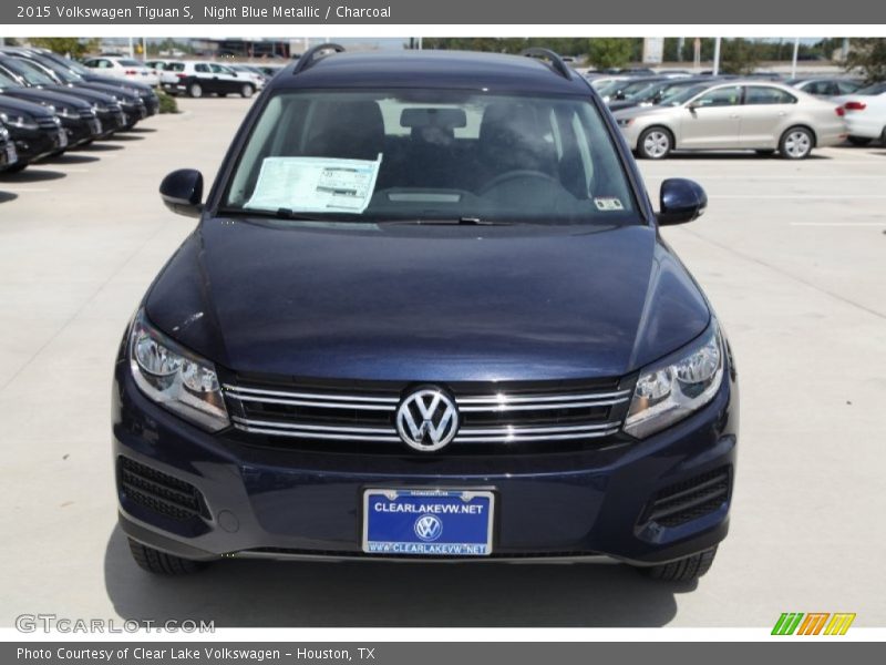 Night Blue Metallic / Charcoal 2015 Volkswagen Tiguan S