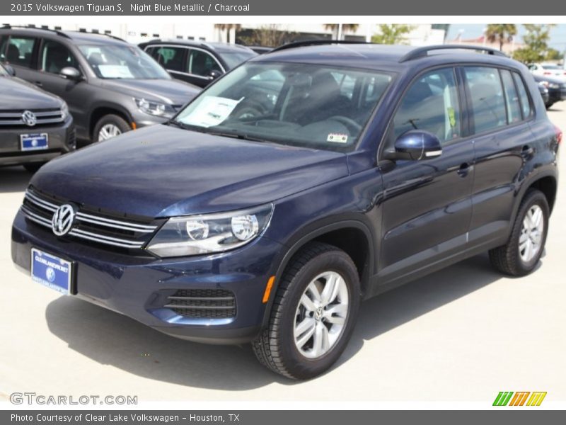 Night Blue Metallic / Charcoal 2015 Volkswagen Tiguan S