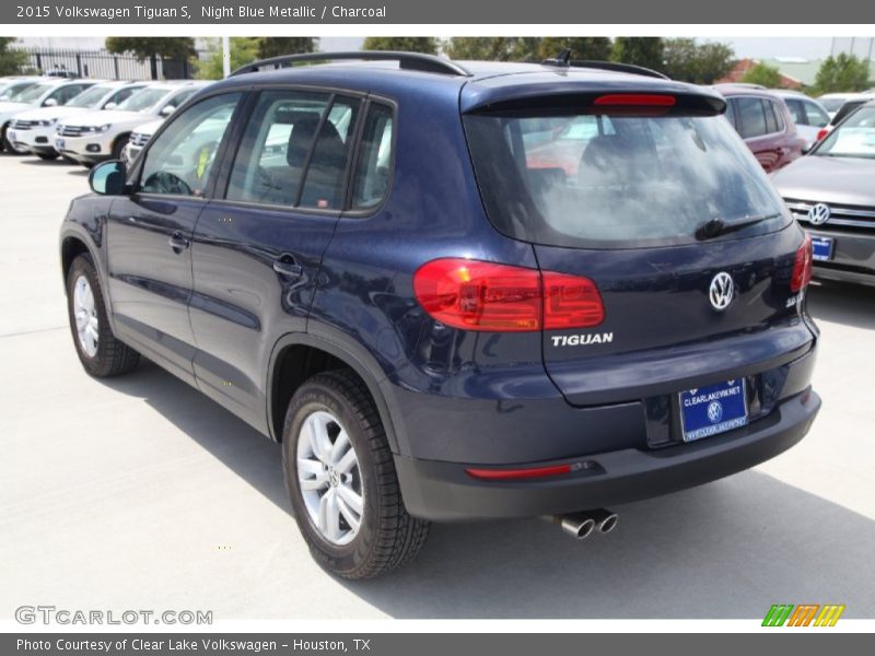 Night Blue Metallic / Charcoal 2015 Volkswagen Tiguan S