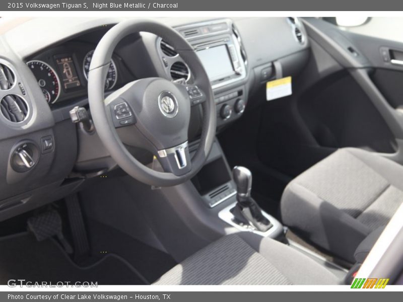Night Blue Metallic / Charcoal 2015 Volkswagen Tiguan S