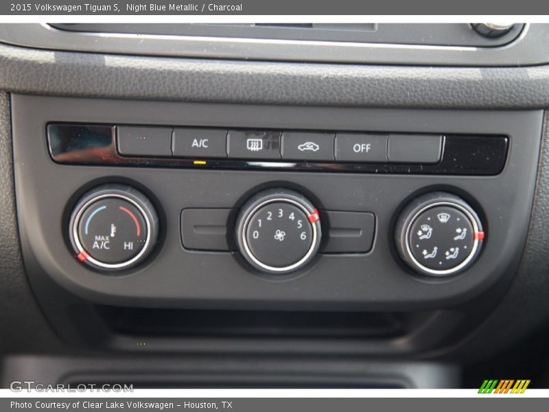 Night Blue Metallic / Charcoal 2015 Volkswagen Tiguan S