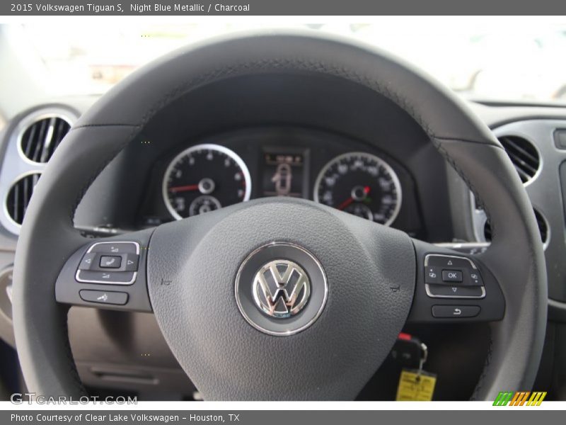 Night Blue Metallic / Charcoal 2015 Volkswagen Tiguan S
