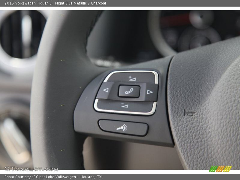 Night Blue Metallic / Charcoal 2015 Volkswagen Tiguan S