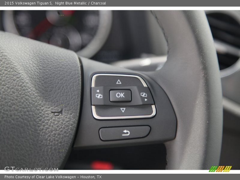Night Blue Metallic / Charcoal 2015 Volkswagen Tiguan S