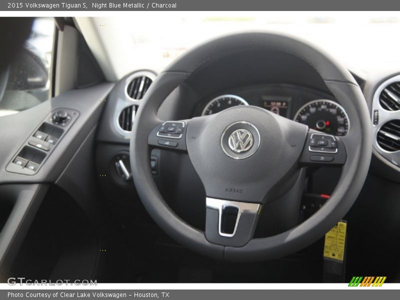 Night Blue Metallic / Charcoal 2015 Volkswagen Tiguan S