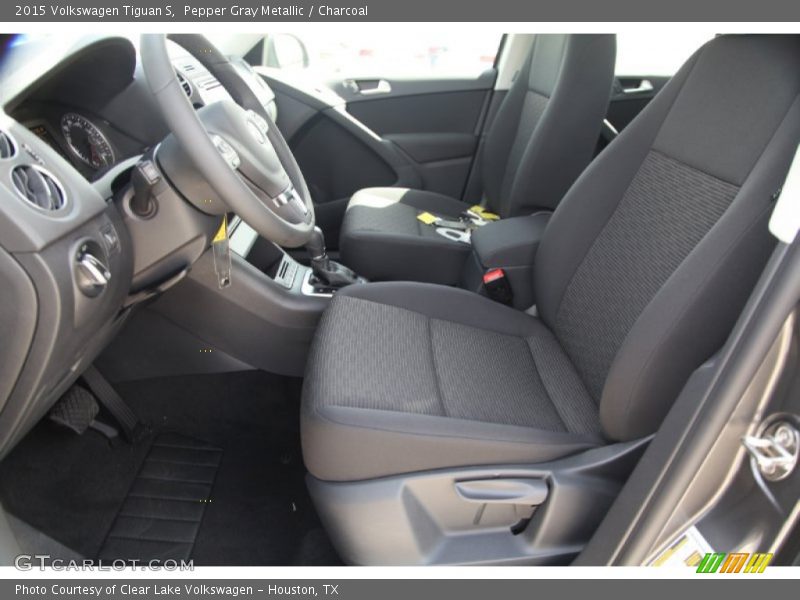 Pepper Gray Metallic / Charcoal 2015 Volkswagen Tiguan S