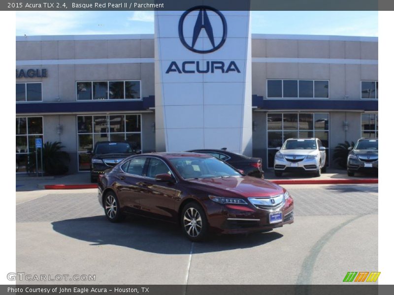 Basque Red Pearl II / Parchment 2015 Acura TLX 2.4