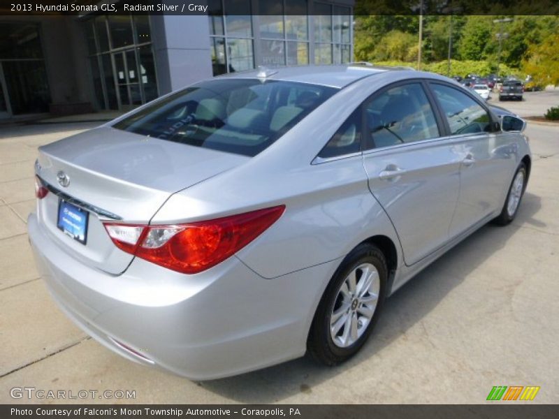 Radiant Silver / Gray 2013 Hyundai Sonata GLS