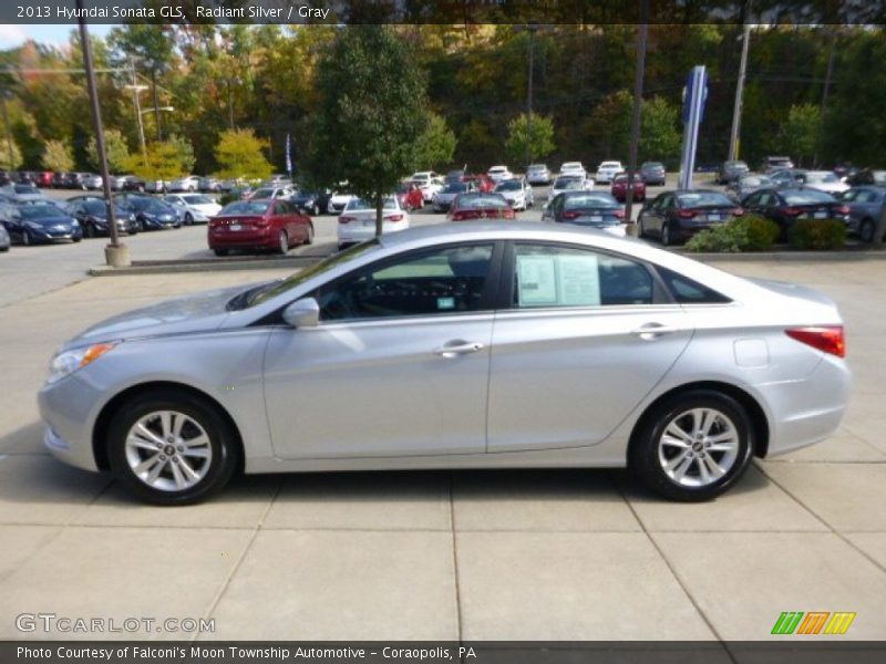 Radiant Silver / Gray 2013 Hyundai Sonata GLS