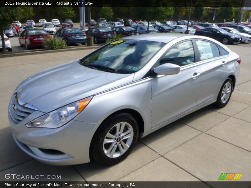 Radiant Silver / Gray 2013 Hyundai Sonata GLS