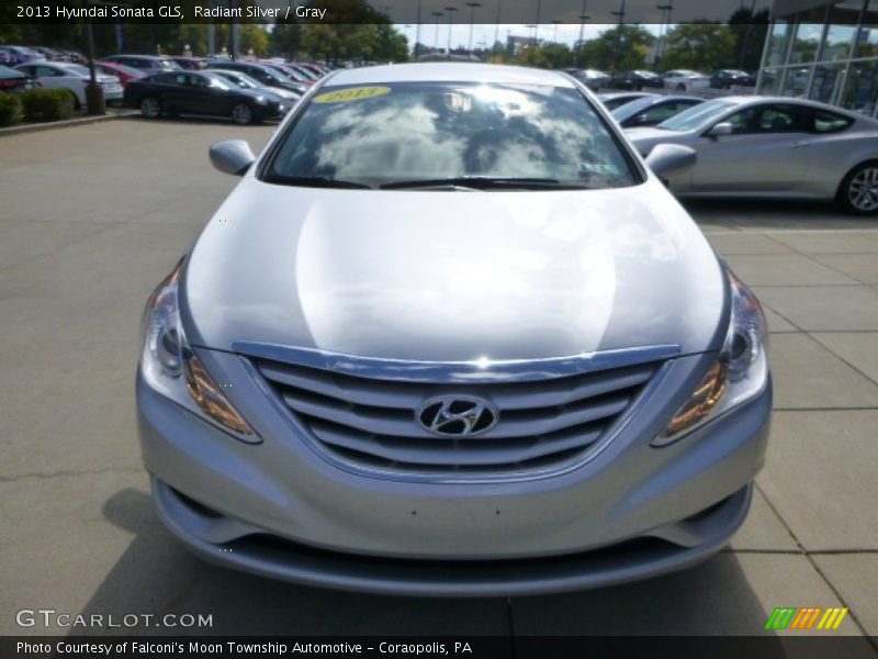 Radiant Silver / Gray 2013 Hyundai Sonata GLS