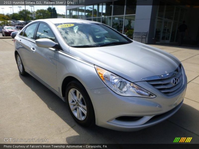 Radiant Silver / Gray 2013 Hyundai Sonata GLS