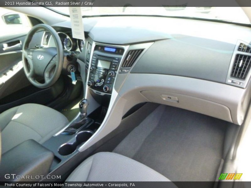 Radiant Silver / Gray 2013 Hyundai Sonata GLS