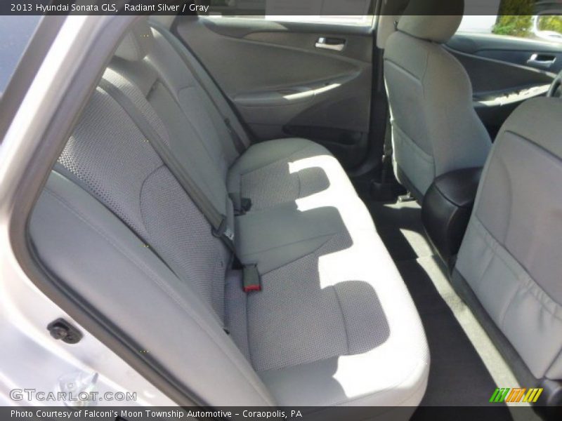 Radiant Silver / Gray 2013 Hyundai Sonata GLS