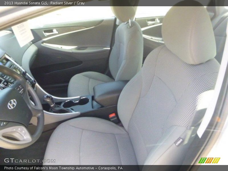 Radiant Silver / Gray 2013 Hyundai Sonata GLS