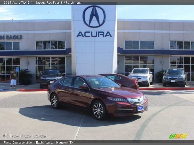 Basque Red Pearl II / Parchment 2015 Acura TLX 2.4
