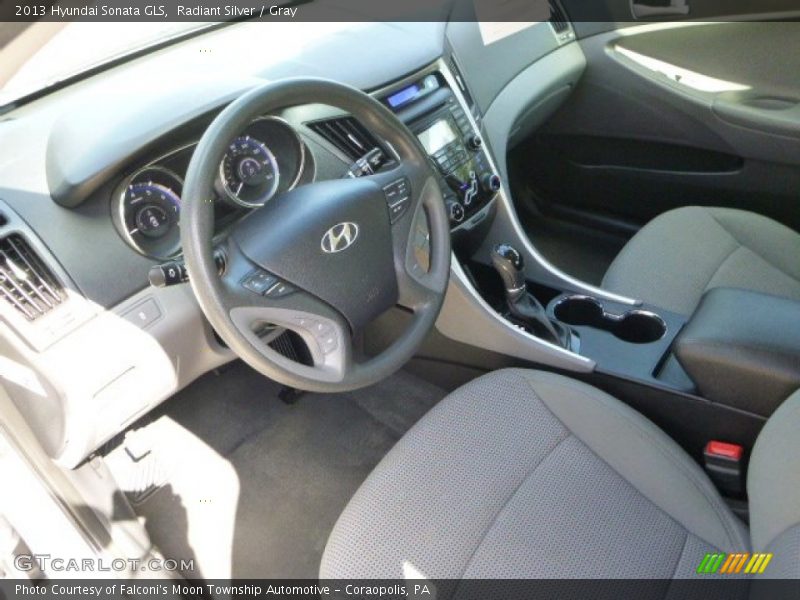 Radiant Silver / Gray 2013 Hyundai Sonata GLS
