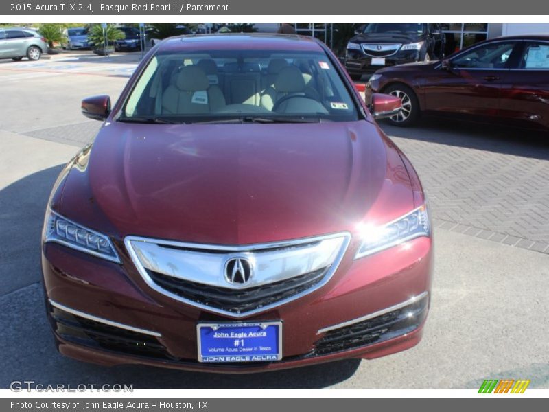 Basque Red Pearl II / Parchment 2015 Acura TLX 2.4