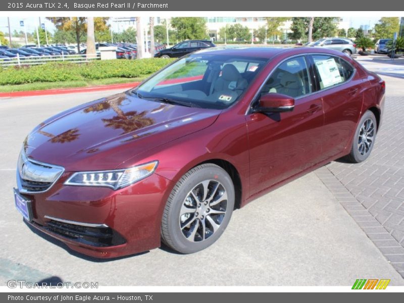 Basque Red Pearl II / Parchment 2015 Acura TLX 2.4
