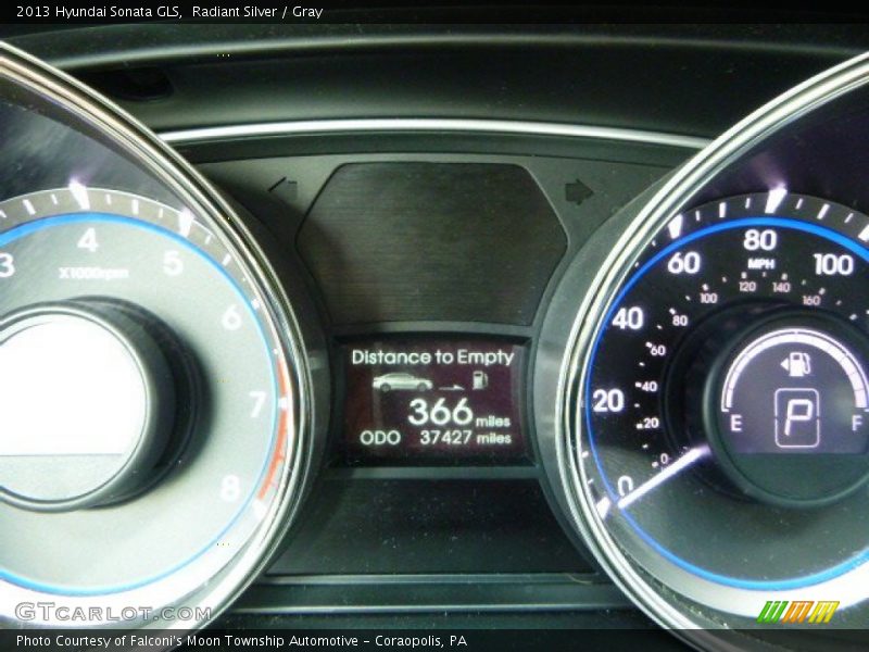 Radiant Silver / Gray 2013 Hyundai Sonata GLS
